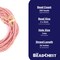 The Bead Chest Ghana Sandcast Beads - Full Strand of African Powder Glass Beads (3mm, Pink) - Single 26" Strand